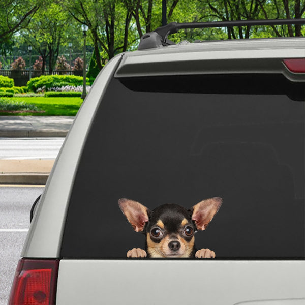 Chihuahua Car Decal Sticker | Waterproof | PVC Vinyl | CS1253-BehighStyle