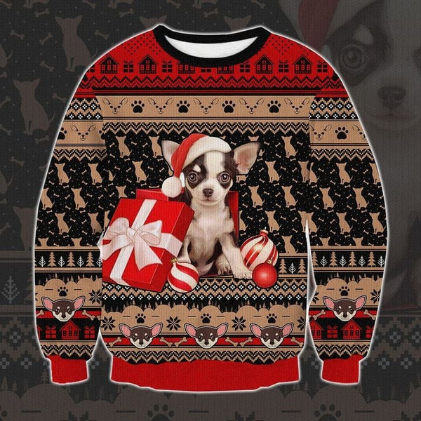 Chihuahua Dog Gift Ugly Christmas Sweater | Adult | US2093