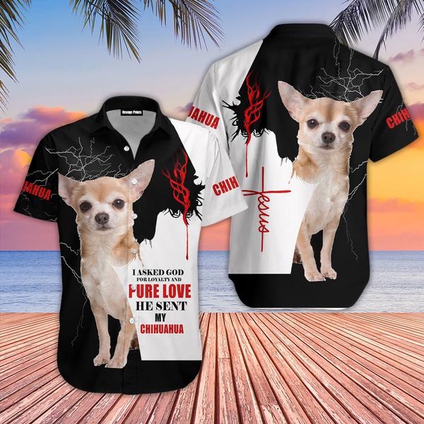 Chihuahua Dog Jesus Hawaiian Shirt | For Men & Women | HW2043-BehighStyle