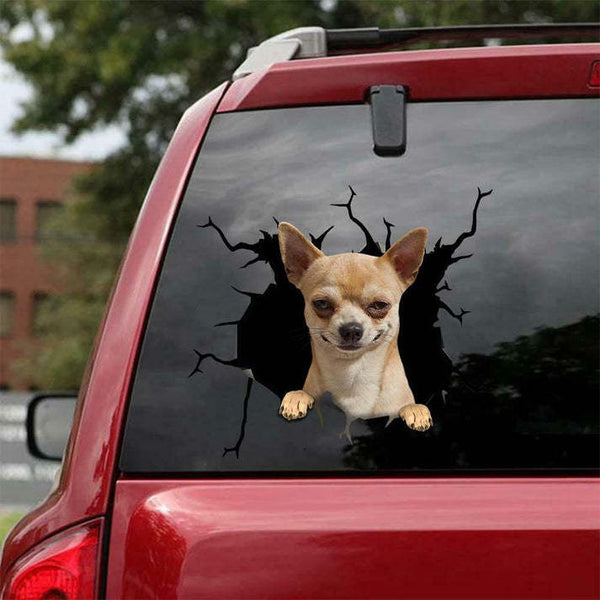 Chihuahua Dog Lover Car Decal Sticker | Waterproof | PVC Vinyl | CCS1270