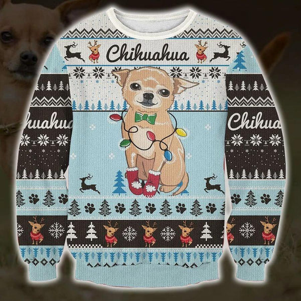 Chihuahua Dog Ugly Christmas Sweater | Adult | US2507