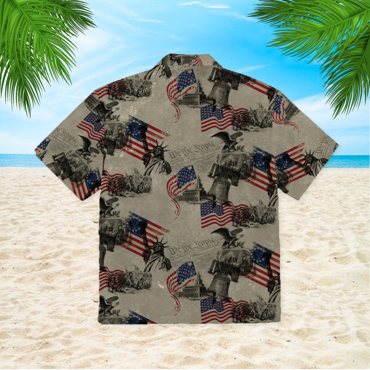 Christian American Flag Hawaiian Shirt | For Men & Women | HW830-BehighStyle