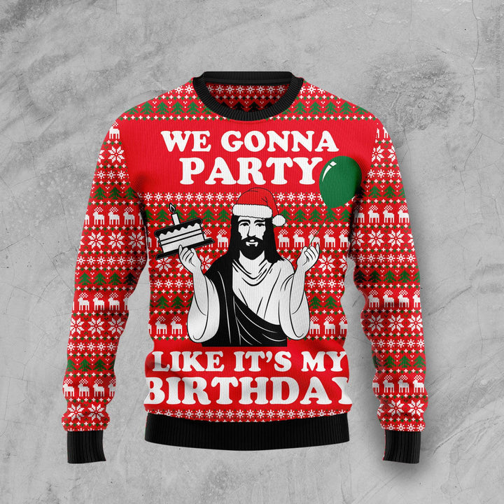 Christian Party Ugly Christmas Sweater | For Men & Women | Adult | US1330-BehighStyle