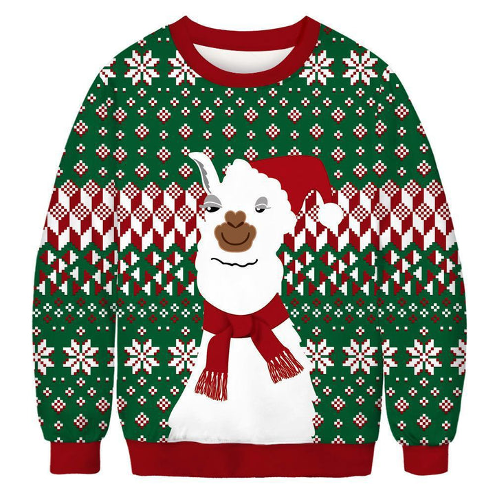 Christmas Alpaca Ugly Christmas Sweater | For Men & Women | Adult | US1378-BehighStyle