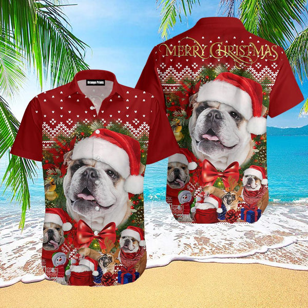 Christmas Begins With Bulldog Hawaiian Shirt | For Men & Women | HW2742-BehighStyle