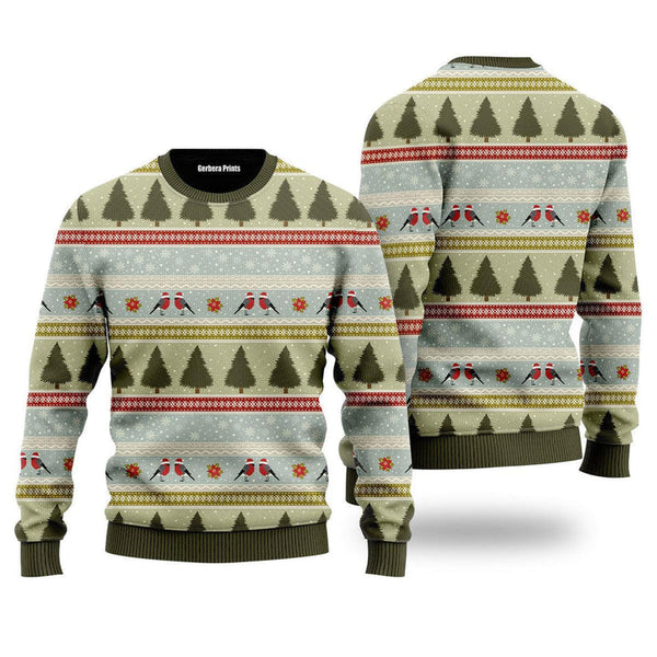 Christmas Birds Pattern Ugly Christmas Sweater | Adult | US1987