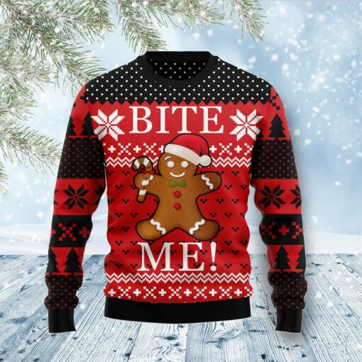 Christmas Bite Me Ugly Christmas Sweater | Adult | US1688