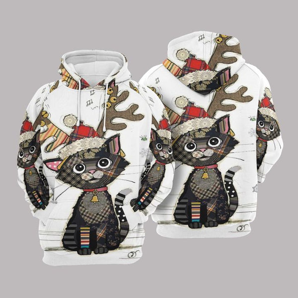 Christmas Black Cat 3D All Over Print | For Men & Women | Adult | HP1716-BehighStyle