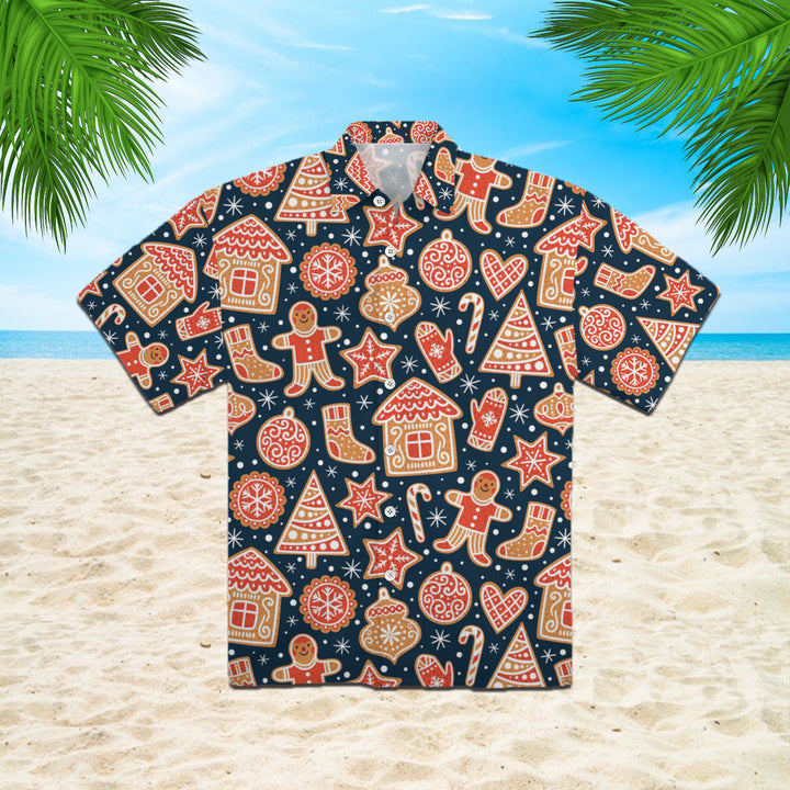 Christmas Gingerbread Cookies Hawaiian Shirt | For Men & Women | HW1125-BehighStyle