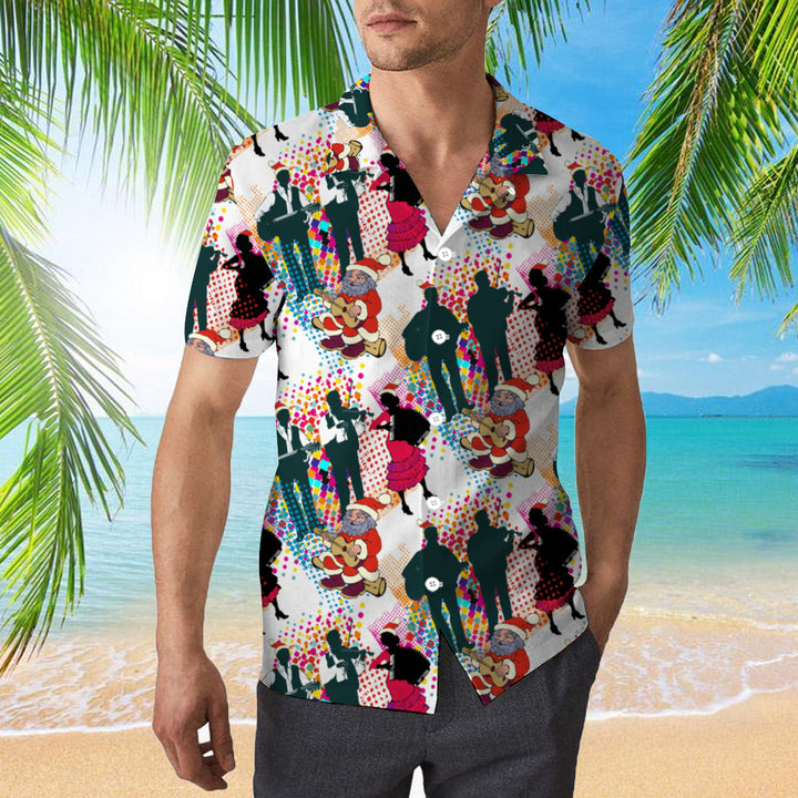 Christmas In July Santa With Musicians Hawaiian Shirt | For Men & Women | HW1872-BehighStyle