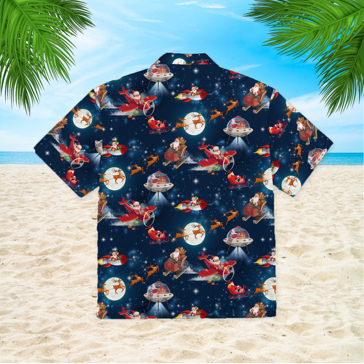 Christmas In Space Hawaiian Shirt | For Men & Women | HW1015-BehighStyle