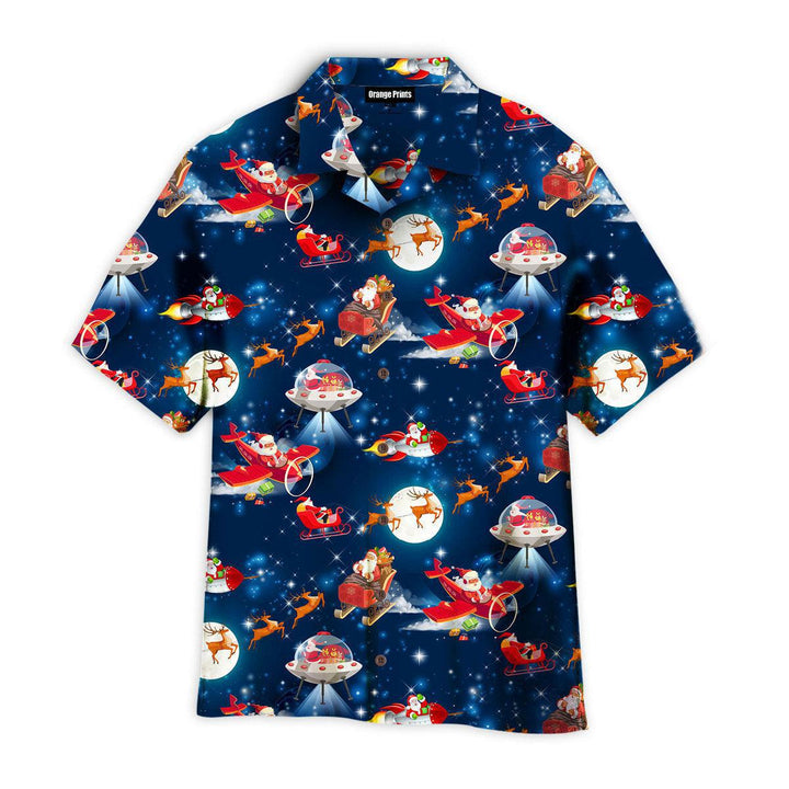 Christmas In Space Hawaiian Shirt | For Men & Women | HW2711-BehighStyle