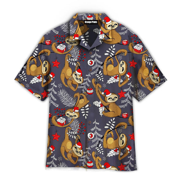 Christmas Lazy Sloths Hawaiian Shirt | For Men & Women | HW2726-BehighStyle