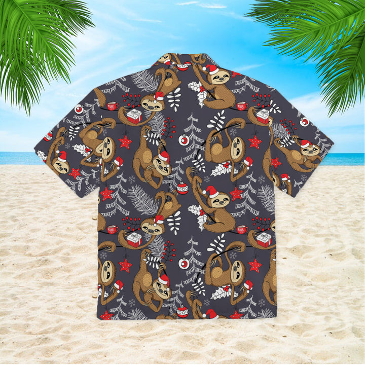 Christmas Lazy Sloths Hawaiian Shirt | For Men & Women | HW932-BehighStyle