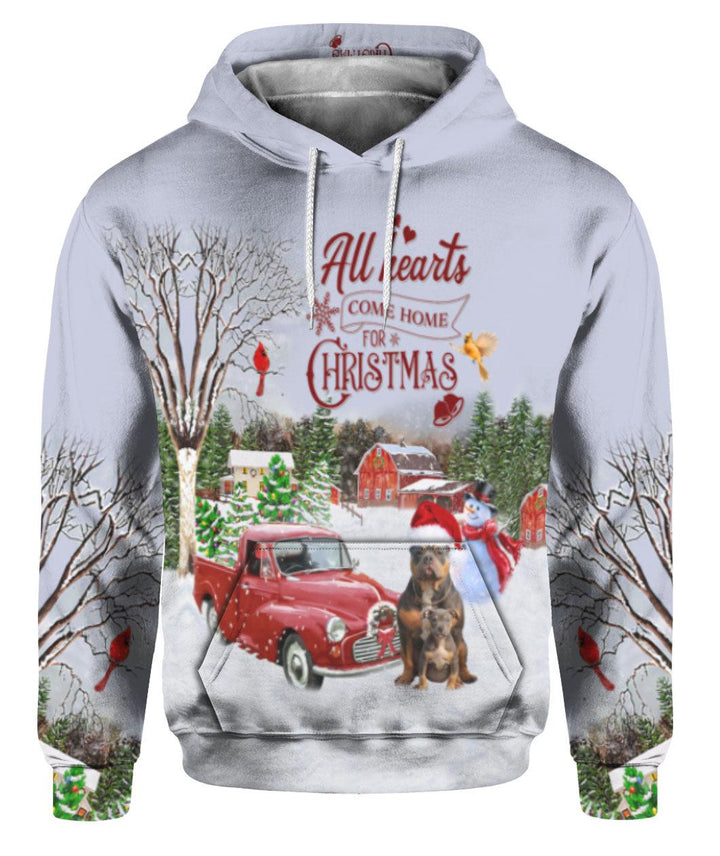 Christmas Pitbull 3D All Over Print | For Men & Women | Adult | HP1259-BehighStyle