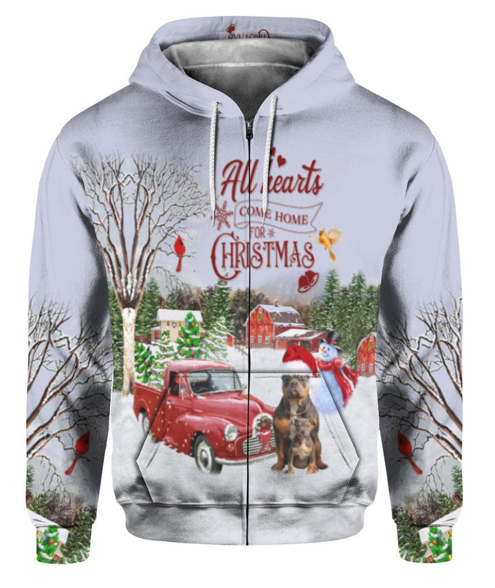 Christmas Pitbull 3D All Over Print | For Men & Women | Adult | HP1259-BehighStyle