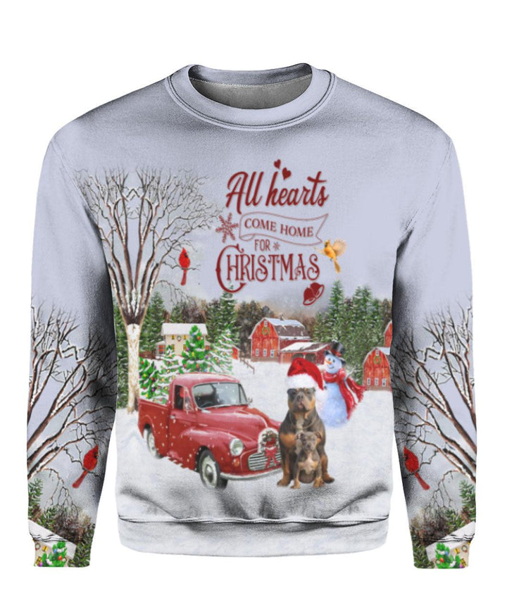 Christmas Pitbull 3D All Over Print | For Men & Women | Adult | HP1259-BehighStyle