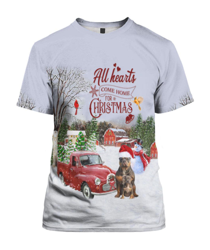 Christmas Pitbull 3D All Over Print | For Men & Women | Adult | HP1259-BehighStyle