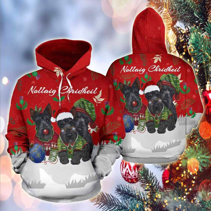 Christmas Scottish Terrier Scotland 3D All Over Print | For Men & Women | Adult | HP1991-BehighStyle