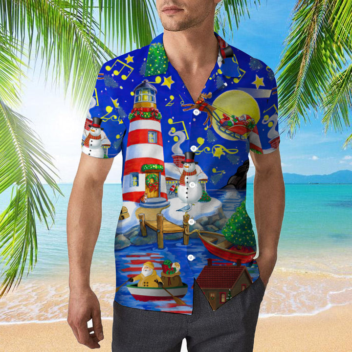 Christmas Sky Hawaiian Shirt | For Men & Women | HW2116-BehighStyle