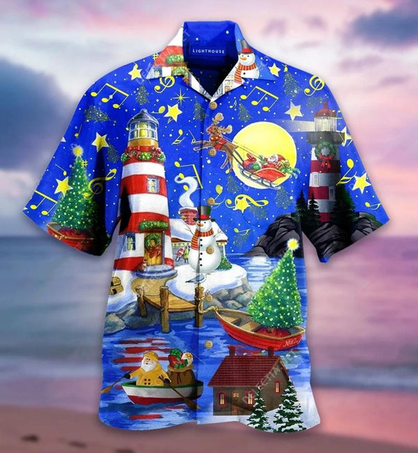 Christmas Sky Hawaiian Shirt | For Men & Women | HW2116-BehighStyle