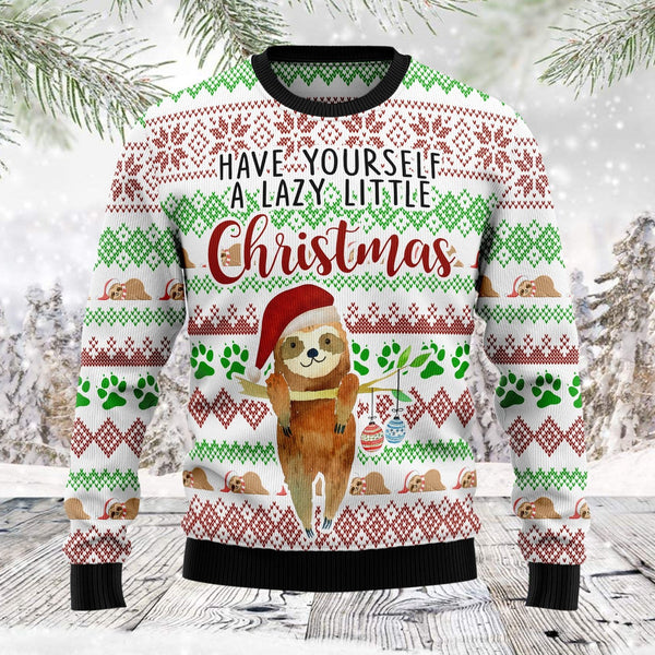 Christmas Sloth Ugly Christmas Sweater | Adult | US1746