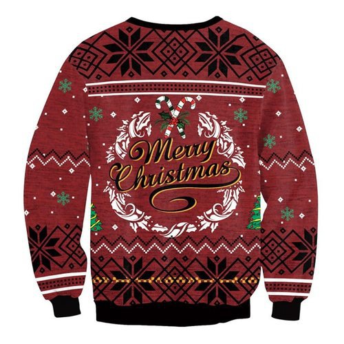 Christmas Snowflakes Red Ugly Christmas Sweater | Adult | US1876