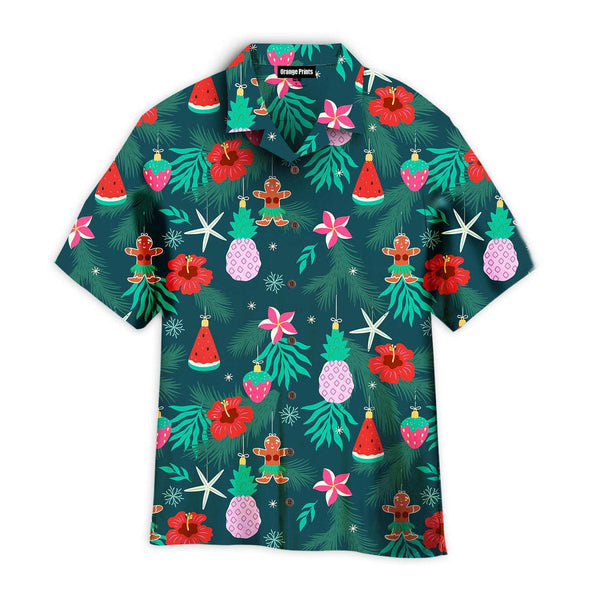 Christmas Tropical Style Pattern Hawaiian Shirt | For Men & Women | HW2778-BehighStyle