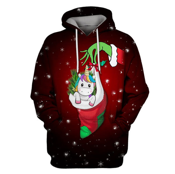 Christmas Unicorn 3D All Over Print | For Men & Women | Adult | HP1919-BehighStyle