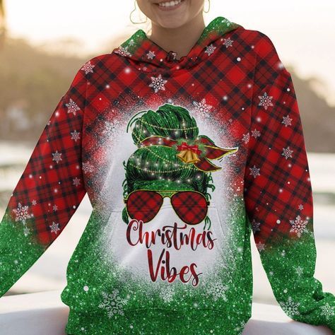 Christmas Vibes Hoodie 3D All Over Print | Adult | HP2637