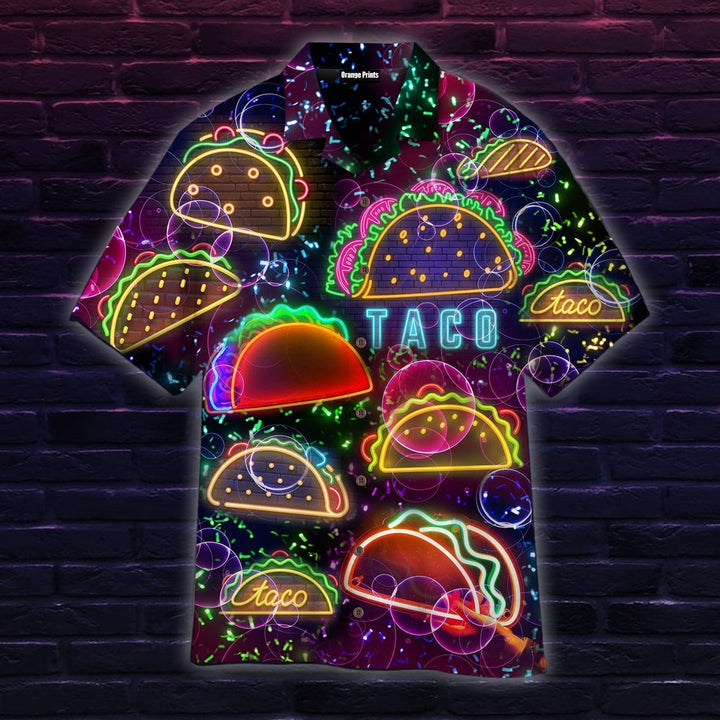 Cinco De Mayo Neon Tacos Aloha Hawaiian Shirt | For Men & Women | HW611-BehighStyle