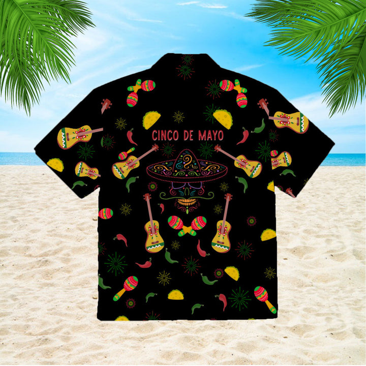 Cinco De Mayo Tacos Black Hawaiian Shirt | For Men & Women | HW507-BehighStyle