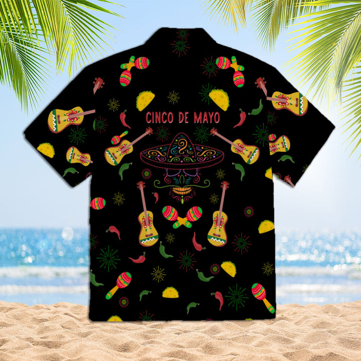 Cinco De Mayo Tacos Black Hawaiian Shirt | For Men & Women | HW507-BehighStyle