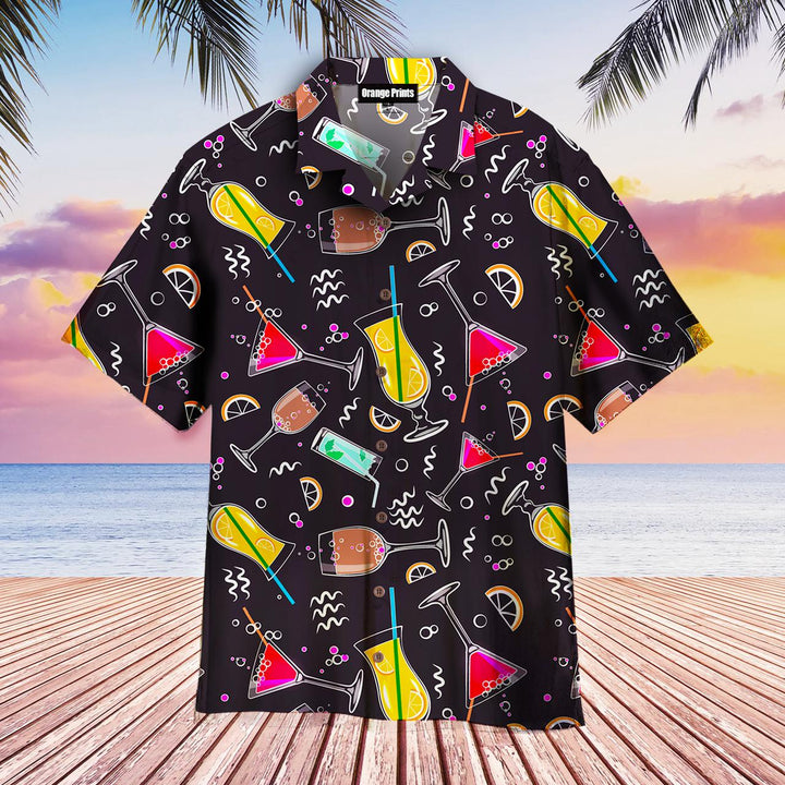 Classic Tropical Cocktails Hawaiian Shirt | For Men & Women | HW1867-BehighStyle