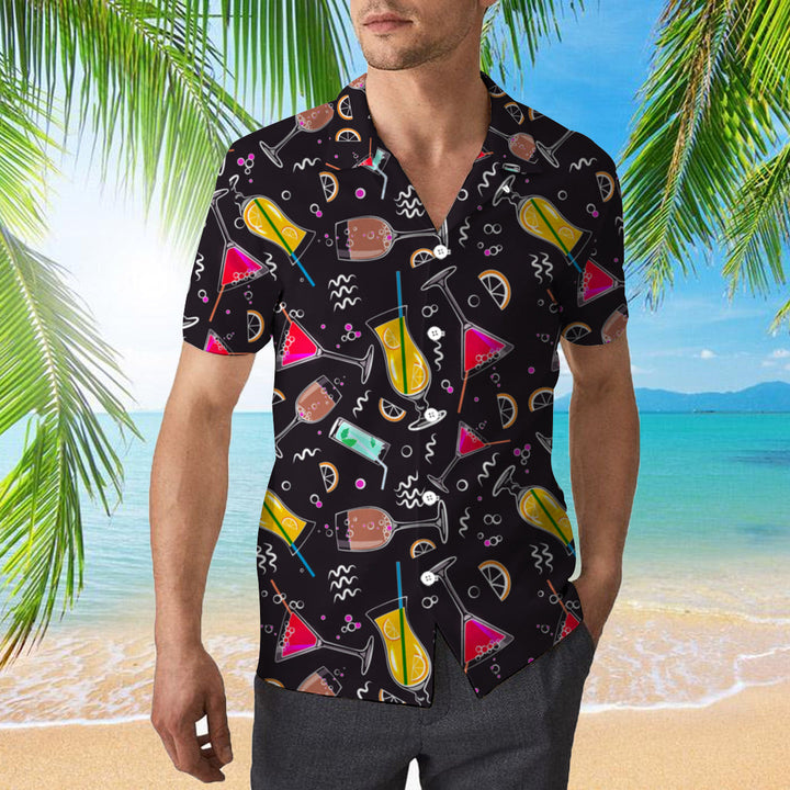 Classic Tropical Cocktails Hawaiian Shirt | For Men & Women | HW1867-BehighStyle