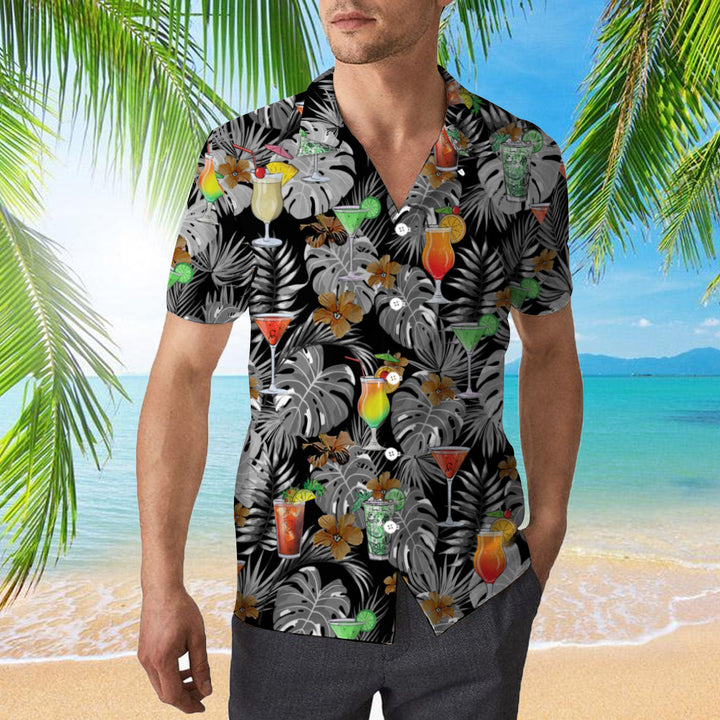 Cocktail Hawaiian Shirt | For Men & Women | HW2025-BehighStyle