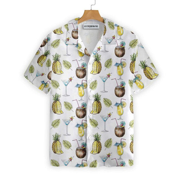 Coconut Cocktail Tropical Hawaiian Shirt | HW2981