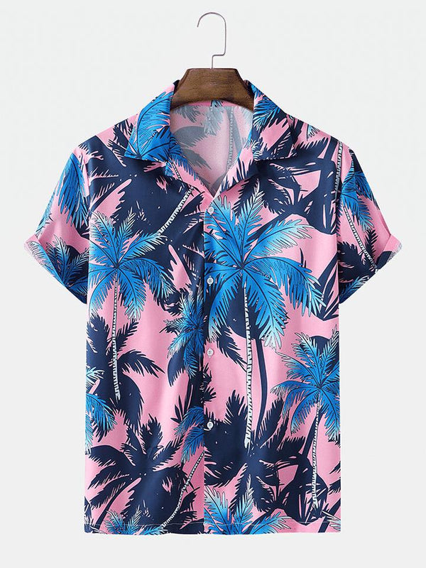 Coconut Tree Tropical Hawaiian Shirt | HW3026