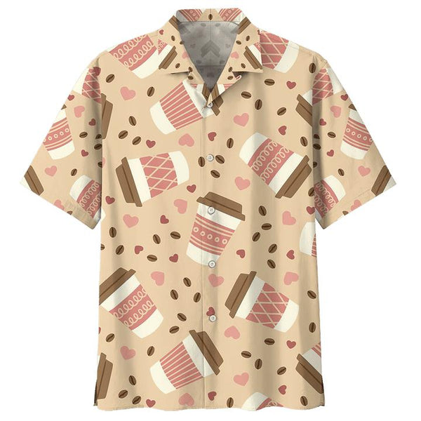Coffee Aloha Colorful Summer Beach Hawaiian Shirt | For Men & Women | HW2558-BehighStyle