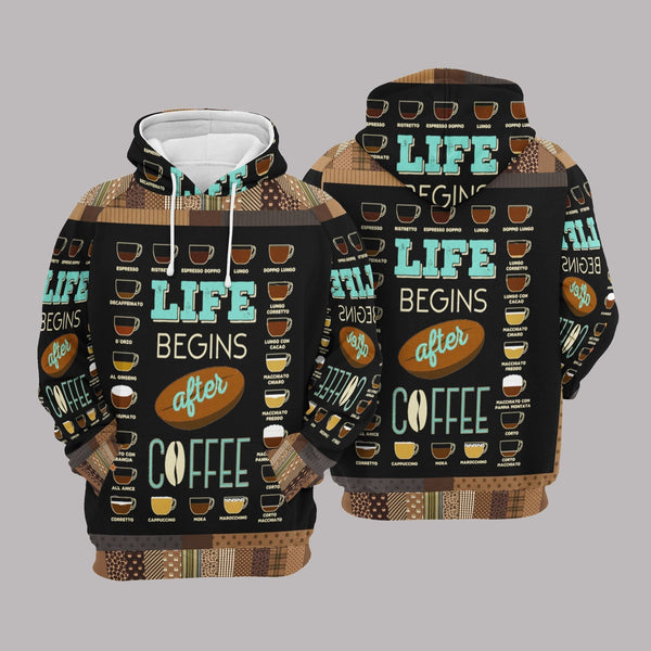 Coffee Black And Grey Awesome 3D All Over Print | For Men & Women | Adult | HP1377-BehighStyle