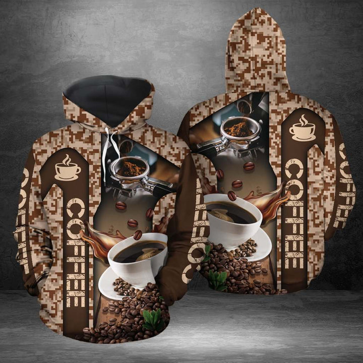 Coffee Camouflage Nice 3D All Over Print | For Men & Women | Adult | HP1387-BehighStyle