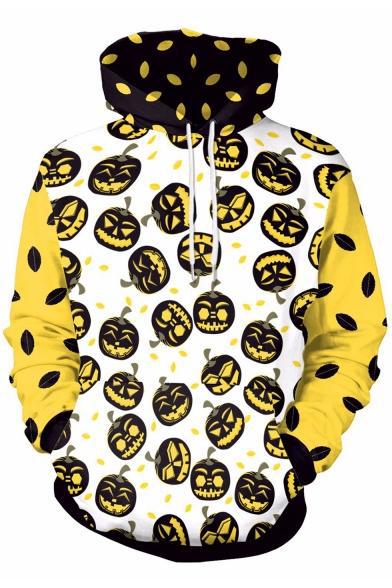 Color Block Pumpkin Halloween 3D All Over Print | For Men & Women | Adult | HP1848-BehighStyle
