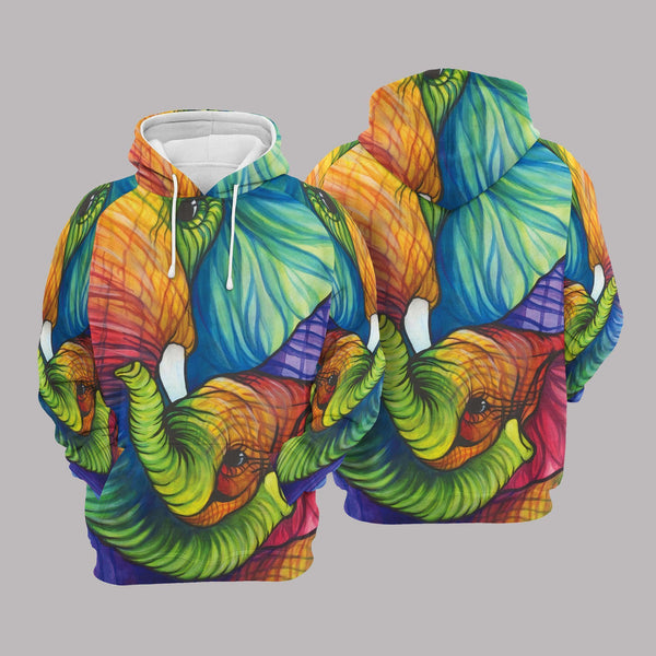 Color Full Mom And Baby Elephant 3D All Over Print | For Men & Women | Adult | HP1132-BehighStyle