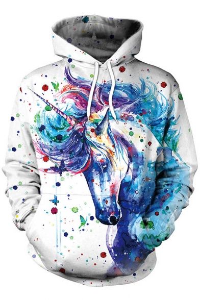 Colored Painted Unicorn Pattern 3D All Over Print | For Men & Women | Adult | HP418-BehighStyle