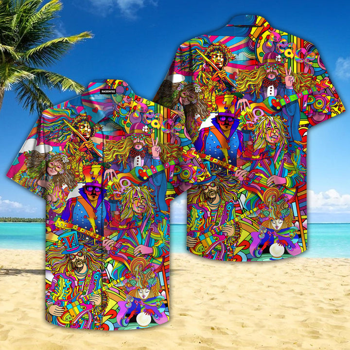 Colorful Artist Hippie Peace Lover Hawaiian Shirt | For Men & Women | HW1748-BehighStyle