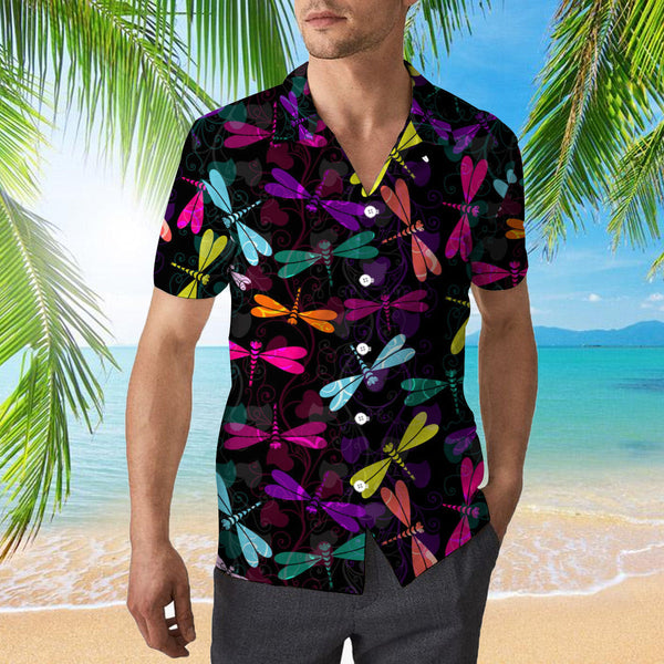 Colorful Dragonfly Hawaiian Shirt | For Men & Women | HW1950-BehighStyle