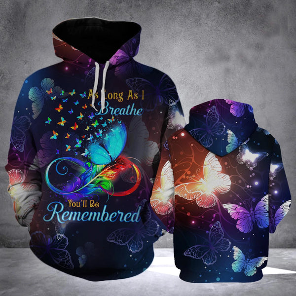 Colorful Feather And Butterflies 3D All Over Print | Adult | HP3028