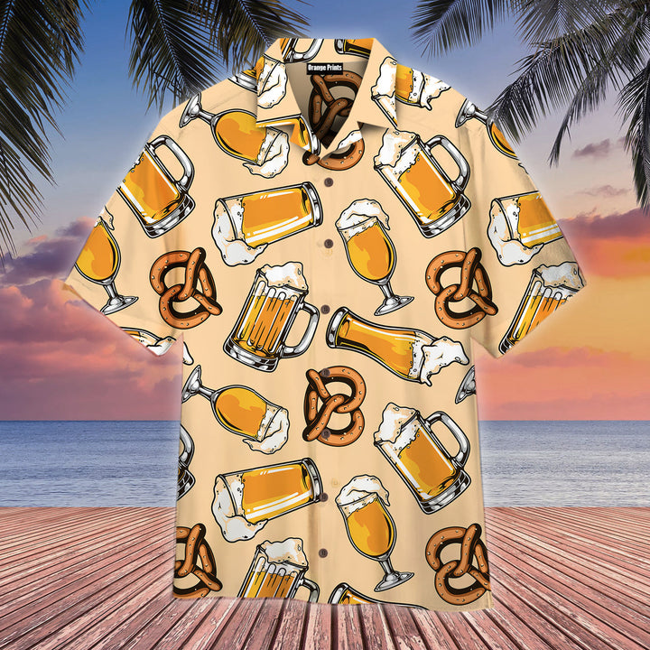 Colorful Glasses Cups And Mugs Of Beer Hawaiian Shirt | For Men & Women | HW2030-BehighStyle