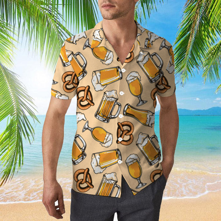 Colorful Glasses Cups And Mugs Of Beer Hawaiian Shirt | For Men & Women | HW2030-BehighStyle