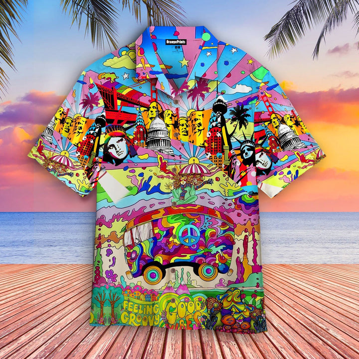 Colorful Hippie Feeling Groovy Aloha Hawaiian Shirt | For Men & Women | HW3731-BehighStyle